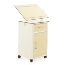 Тумба прикроватная с поворотной столешницей из HPL пластика ПТ-001