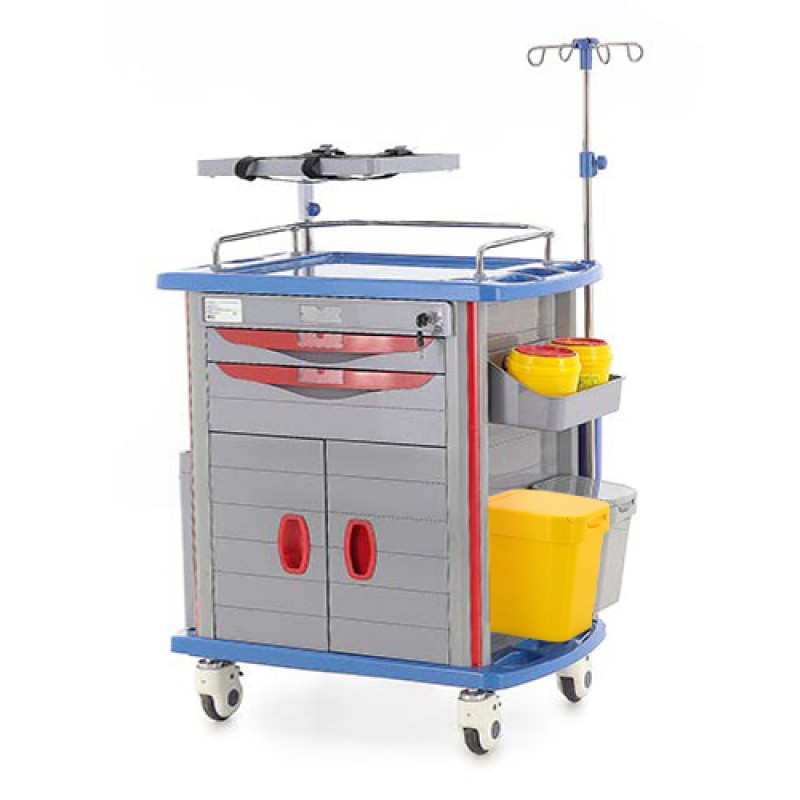 Тележка медицинская Med-Mos ЕТ850-02 ТМ-021АН-00