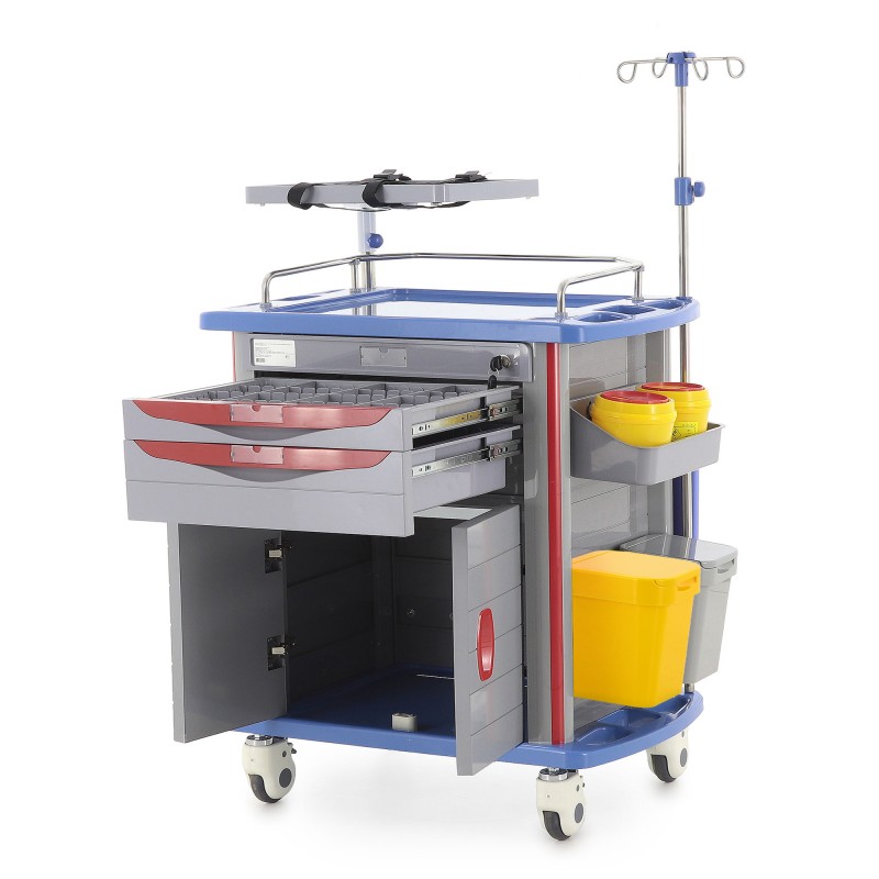 Тележка медицинская Med-Mos ЕТ850-02 ТМ-021АН-00