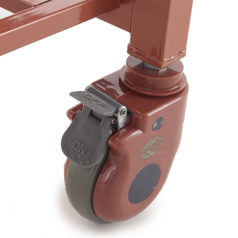 Кровать механическая Med-Mos E-8 (MM-2024Д-00) (2 функц) ЛДСП с полкой и обеденным столиком