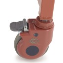 Кровать механическая Med-Mos E-8 (MM-2024Д-00) (2 функц) ЛДСП с полкой и обеденным столиком