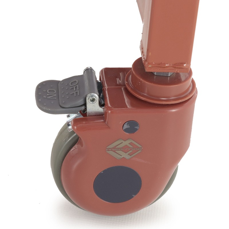 Кровать механическая Med-Mos E-8 (MM-2024Д-00) (2 функц) ЛДСП с полкой и обеденным столиком