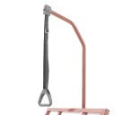 Кровать механическая Med-Mos E-8 (MM-2024Д-00) (2 функц) ЛДСП с полкой и обеденным столиком