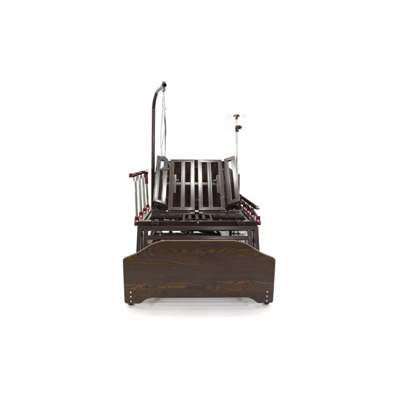 Кровать механическая Med-Mos  E-45A (ММ-5624Н-02) с боковым переворачиванием, туалетным устройством и функцией «кардиокресло»