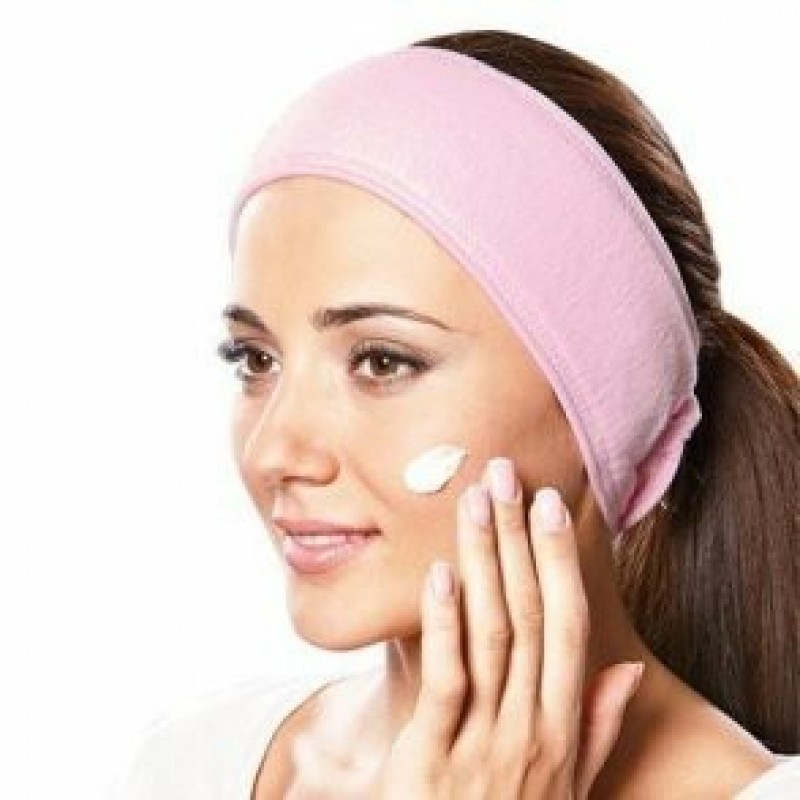 Махровые повязки на голову на липучке Terlion