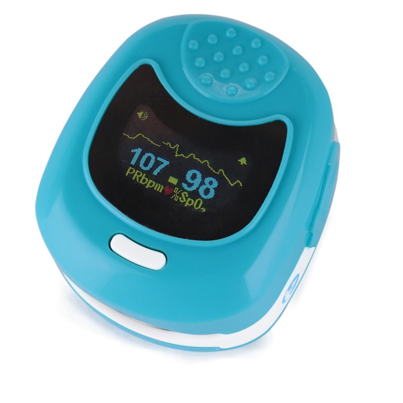 Пульсоксиметр Med-Mos CMS 50QB (Голубой)