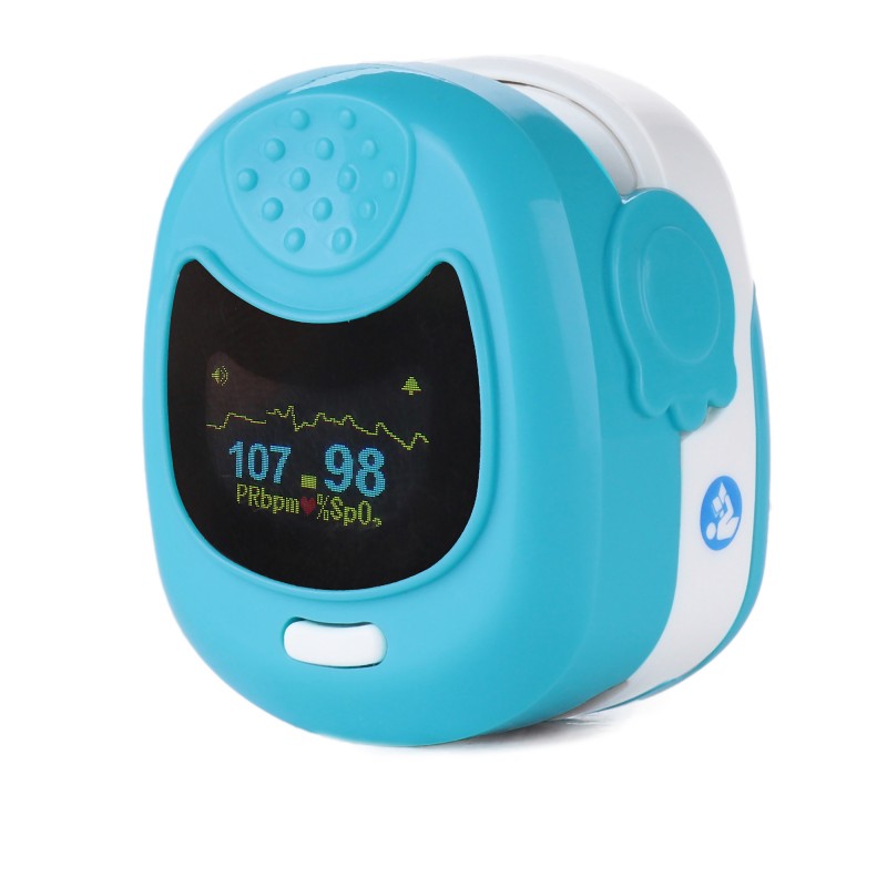 Пульсоксиметр Med-Mos CMS 50QB (Голубой)