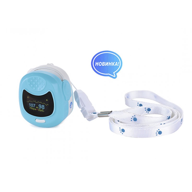 Пульсоксиметр Med-Mos CMS 50QB (Голубой)