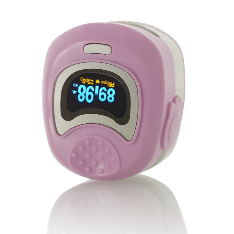 Пульсоксиметр Med-Mos CMS 50QB (Розовый)