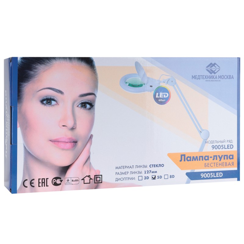Лампа бестеневая (лампа-лупа) Med-Mos 9005LED (9005LED)