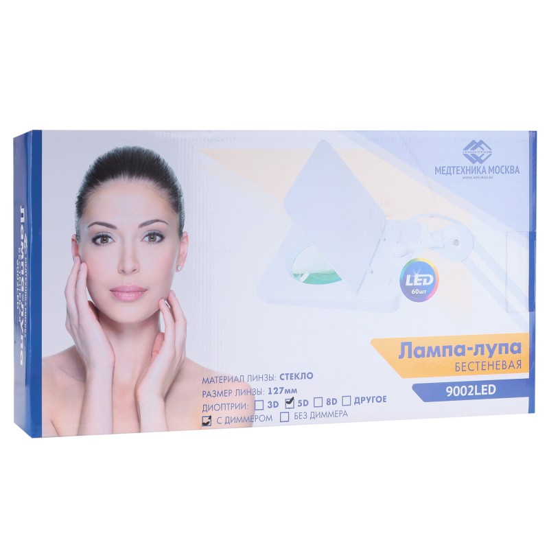 Лампа бестеневая (лампа-лупа) Med-Mos 9002LED (9008LED-D-127)