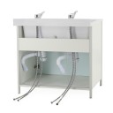 Стол-тумба с двойной мойкой 12-СТМ-2