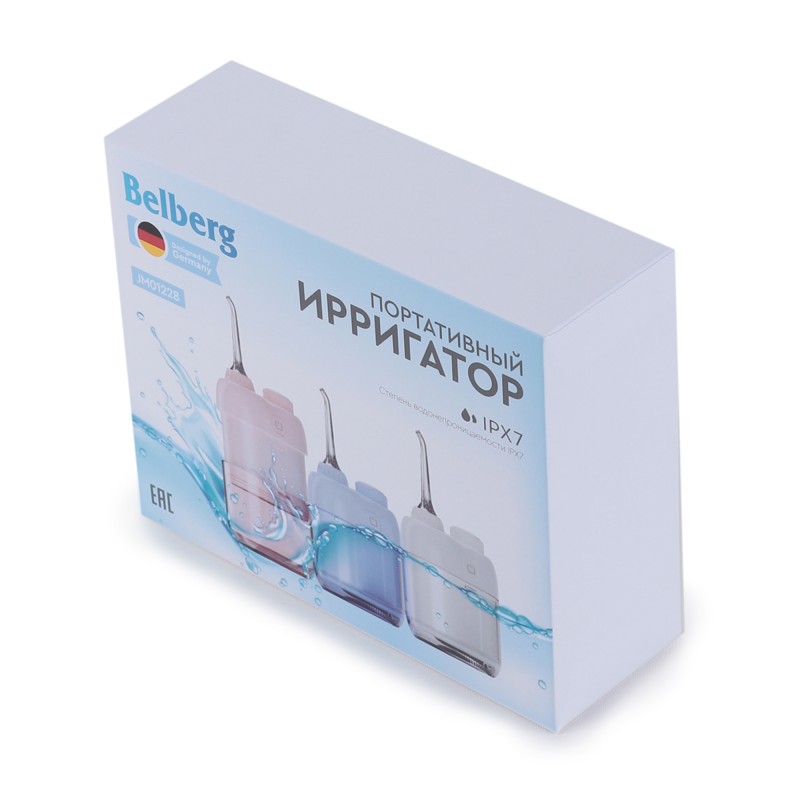 Портативный ирригатор JM01228 Belberg розовый