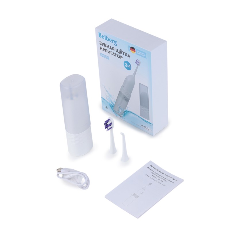 Зубная щетка ирригатор JM01229 Belberg белый