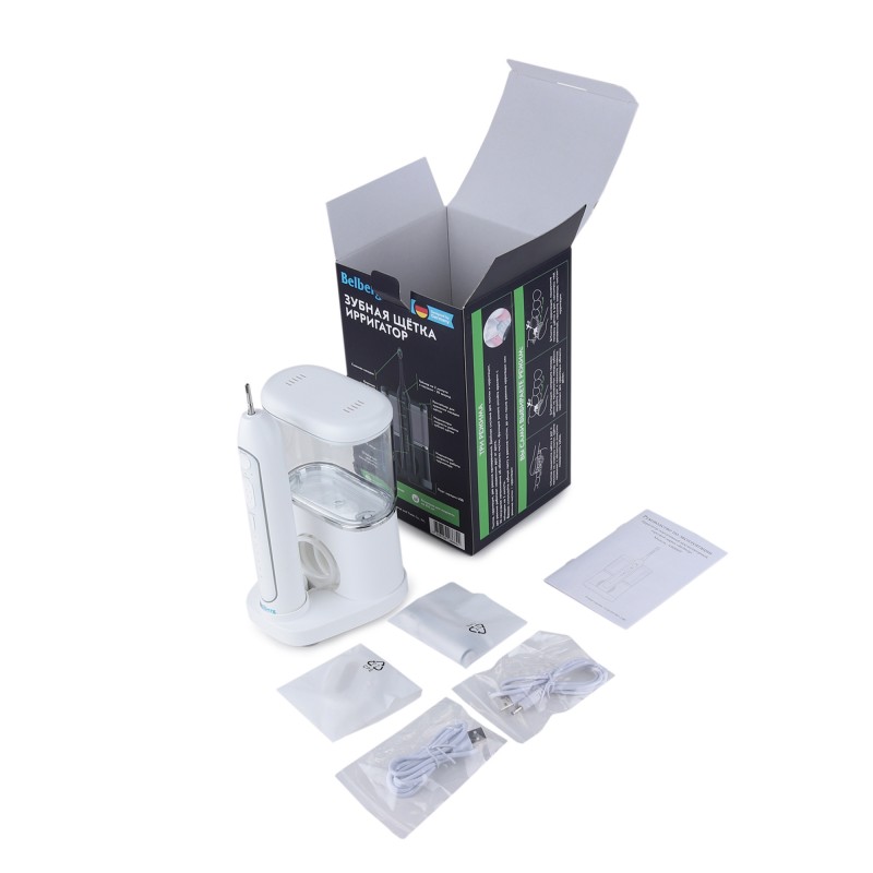 Зубная щетка ирригатор ABB889 Belberg белый Зубная щетка ирригатор ABB889 Belberg белый
