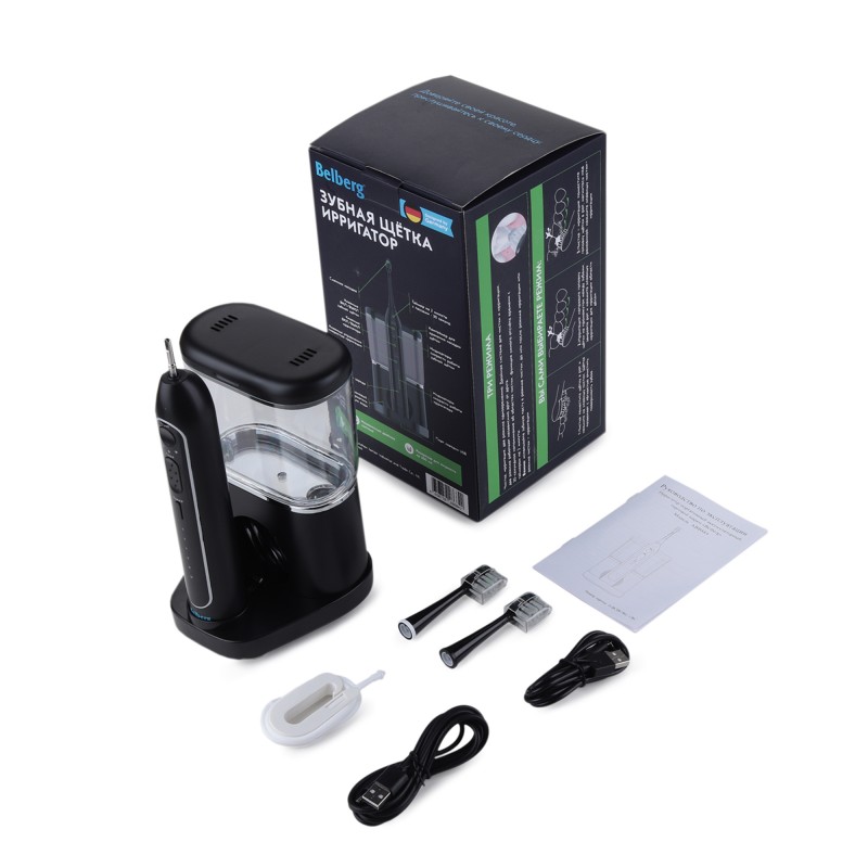 Зубная щетка ирригатор ABB889 Belberg черный