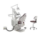Стоматологическая установка CQ-217 (СО-005М-00) Верхняя подача бордо