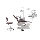 Стоматологическая установка CQ-217 (СО-005М-00) Верхняя подача бордо