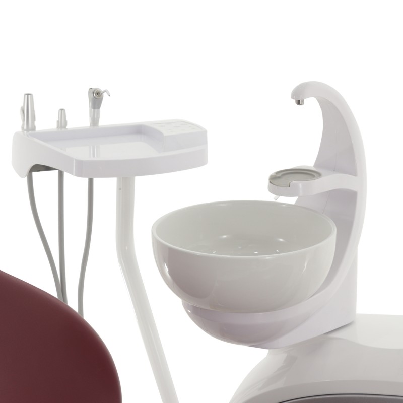 Стоматологическая установка CQ-217 (СО-005М-00) Верхняя подача бордо