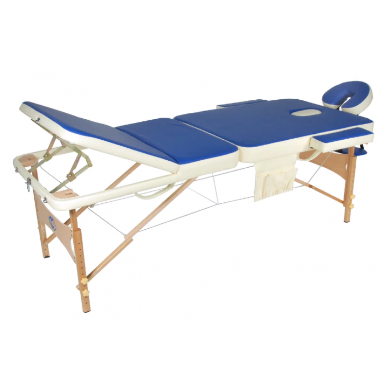 Массажный стол складной деревянный Med-Mos JF-AY01 3-х секционный М/К (PW3.20.11A)