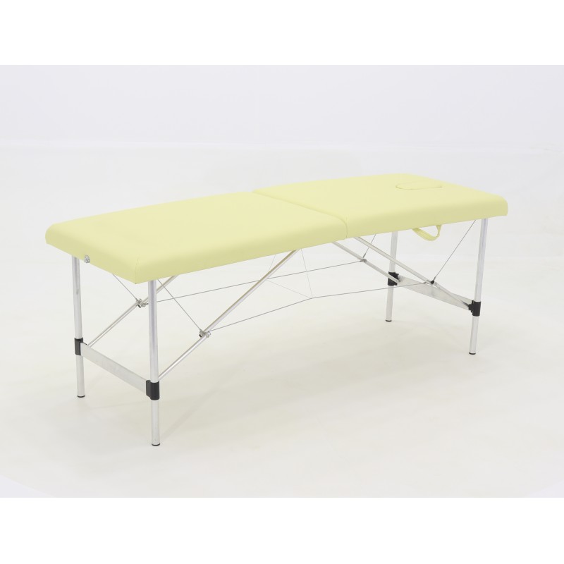 Массажный стол складной алюминиевый Med-Mos JFAL01-F (МСТ-321ОЛ) 2-х секционный