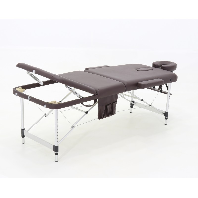 Массажный стол складной алюминиевый Med-Mos JFAL01A 3-х секционный