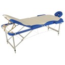 Массажный стол складной алюминиевый Med-Mos JFAL03 (3-х секционный) МСТ-27 (PA3.20.10A)