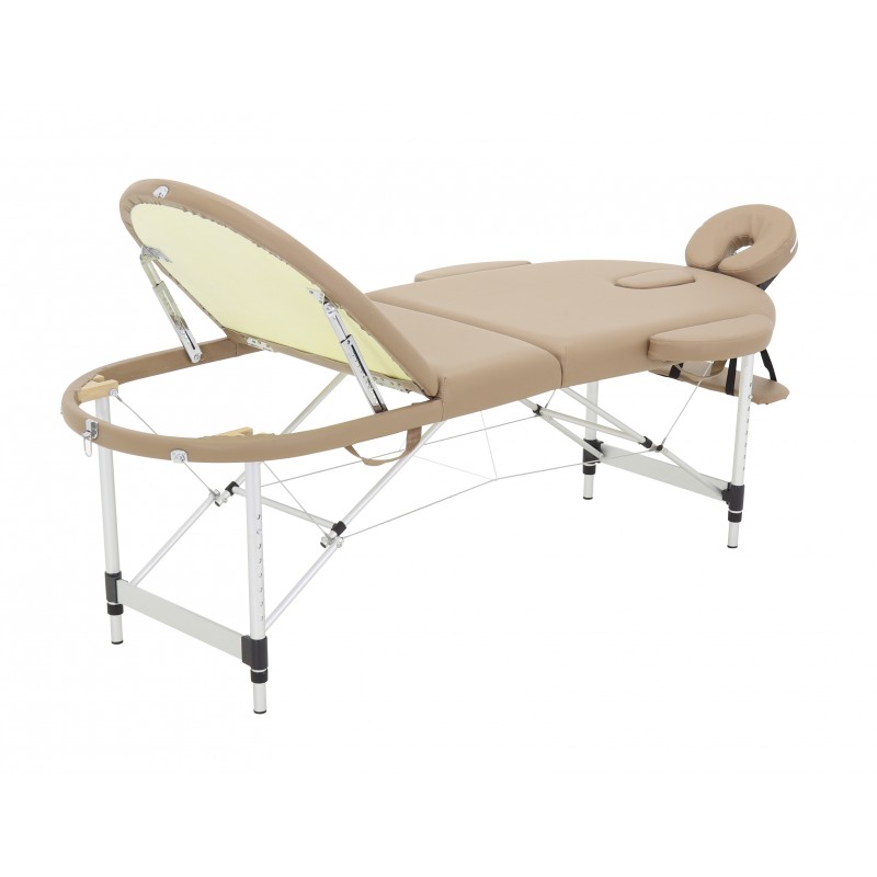 Массажный стол складной алюминиевый Med-Mos JFAL03 (МСТ- 3310ВЛ) М/К (3-х секционный)