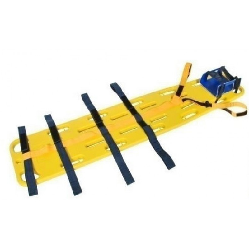 Спинальная доска Med-Mos (YDC-7A3) в комлекте с головным иммобилайзером и 