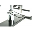 Тату-кресло (гидравлическое) MED-MOS  EUPHORIA (КО-214) механическое с возможностью поворота на 360° c подставкой в комплекте