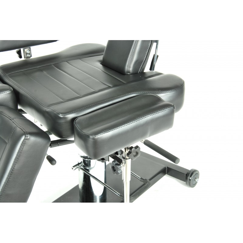 Тату-кресло (гидравлическое) MED-MOS  EUPHORIA (КО-214) механическое с возможностью поворота на 360° c подставкой в комплекте