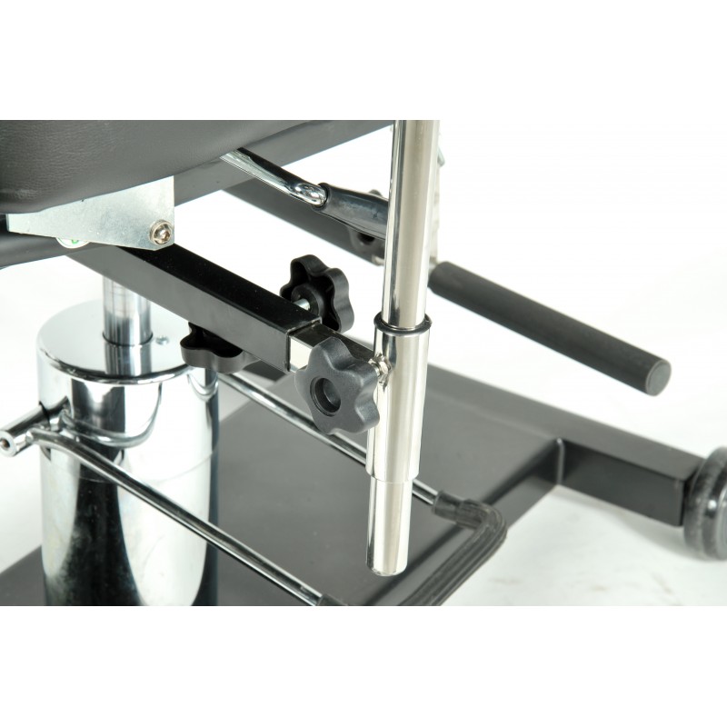 Тату-кресло (гидравлическое) MED-MOS  EUPHORIA (КО-214) механическое с возможностью поворота на 360° c подставкой в комплекте