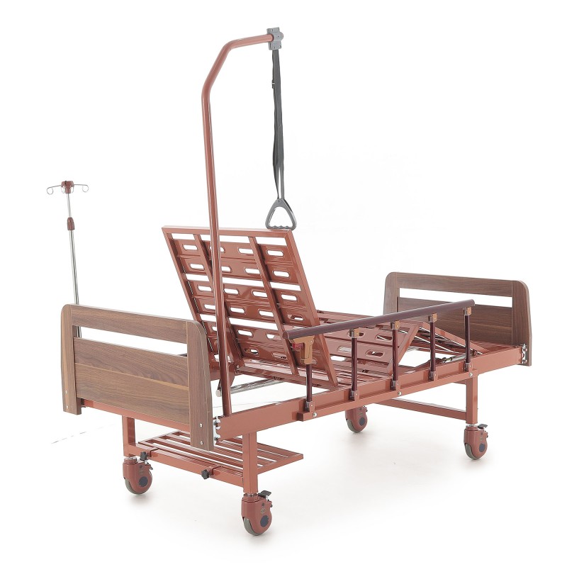 Кровать механическая Med-Mos Е-8 (ЛДСП коричневый) 