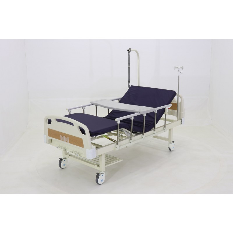 Кровать механическая Med-Mos E-8 (MM-2014Н-02) (2 функции) с полкой и столиком Кровать механическая Med-Mos E-8 (MM-2014Н-02) (2 функции) с полкой и столиком