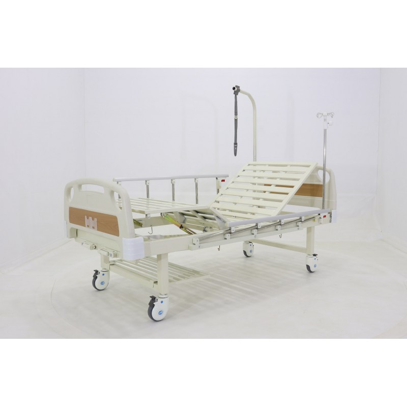 Кровать механическая Med-Mos E-8 (MM-2014Н-02) (2 функции) с полкой и столиком Кровать механическая Med-Mos E-8 (MM-2014Н-02) (2 функции) с полкой и столиком