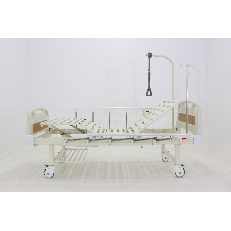 Кровать механическая Med-Mos E-8 (MM-2014Н-02) (2 функции) с полкой и столиком Кровать механическая Med-Mos E-8 (MM-2014Н-02) (2 функции) с полкой и столиком