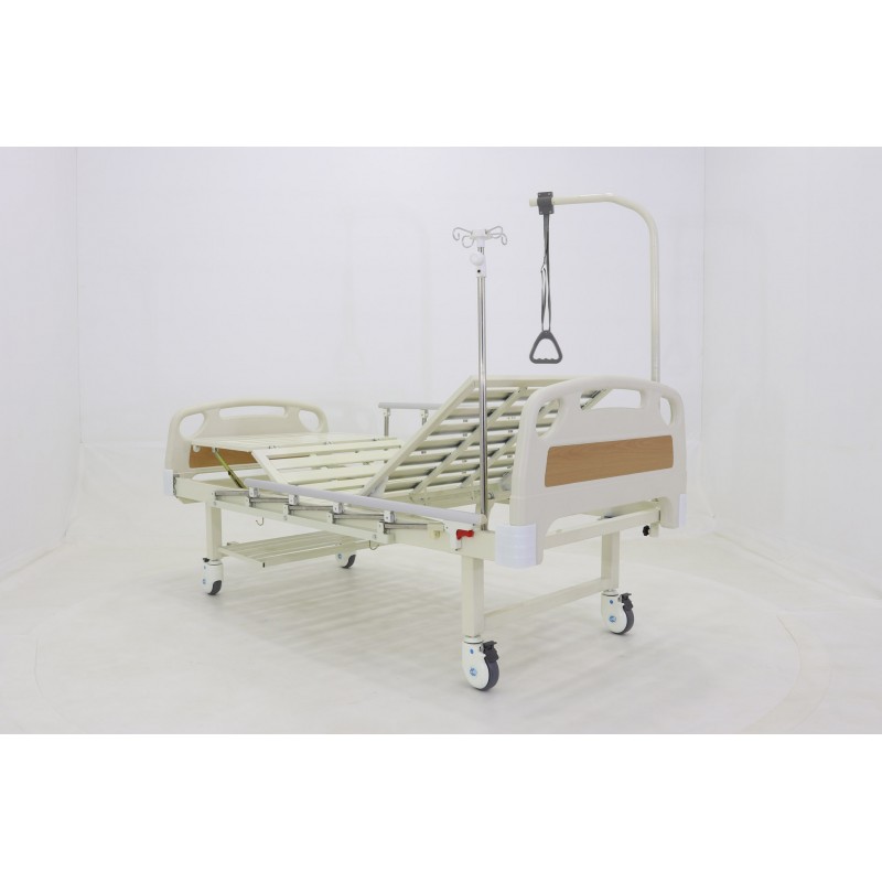 Кровать механическая Med-Mos E-8 (MM-2014Н-02) (2 функции) с полкой и столиком Кровать механическая Med-Mos E-8 (MM-2014Н-02) (2 функции) с полкой и столиком