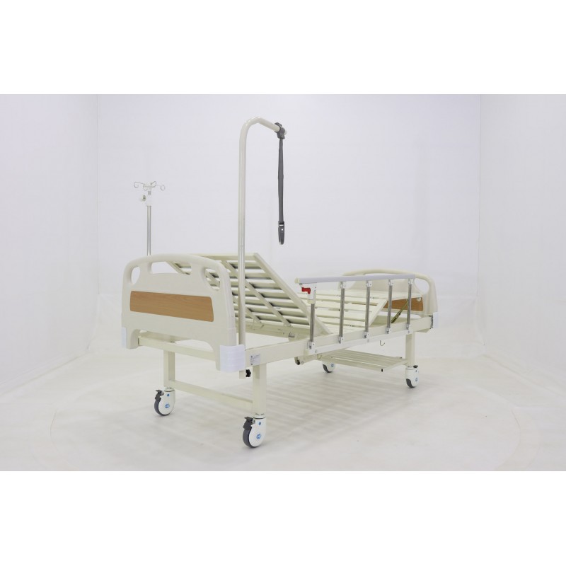 Кровать механическая Med-Mos E-8 (MM-2014Н-02) (2 функции) с полкой и столиком Кровать механическая Med-Mos E-8 (MM-2014Н-02) (2 функции) с полкой и столиком