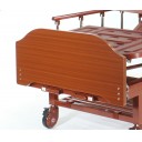 Кровать механическая Med-Mos E-8 (MM-2024Н-02) (2 функции) ЛДСП с полкой и обеденным столиком