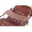 Кровать механическая Med-Mos E-8 (MM-2024Н-02) (2 функции) ЛДСП с полкой и обеденным столиком