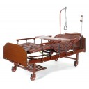 Кровать механическая Med-Mos E-8 (MM-2024Н-02) (2 функции) ЛДСП с полкой и обеденным столиком