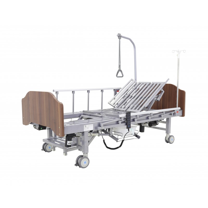 Кровать электрическая Med-Mos YG-3 (МЕ-5228Н-11) с боковым переворачиванием, туалетным устройством и функцией «кардиокресло»