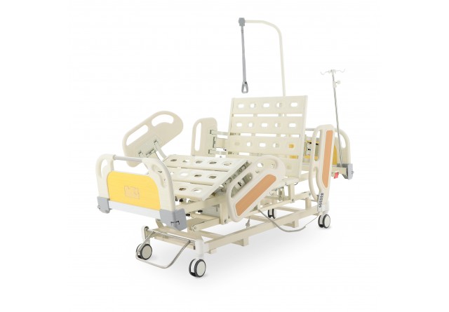 Кровать электрическая Med-Mos DB-3 (5 функций) (МЕ-4019Н-00) с выдвижным ложементом и ростоматом CPR+аккумулятор с ростоматом