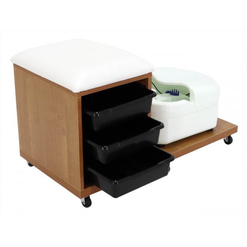 Тумба на колёсах для педикюра Med-Mos (LUISA-1)