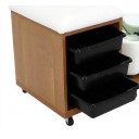 Тумба на колёсах для педикюра Med-Mos (LUISA-1)