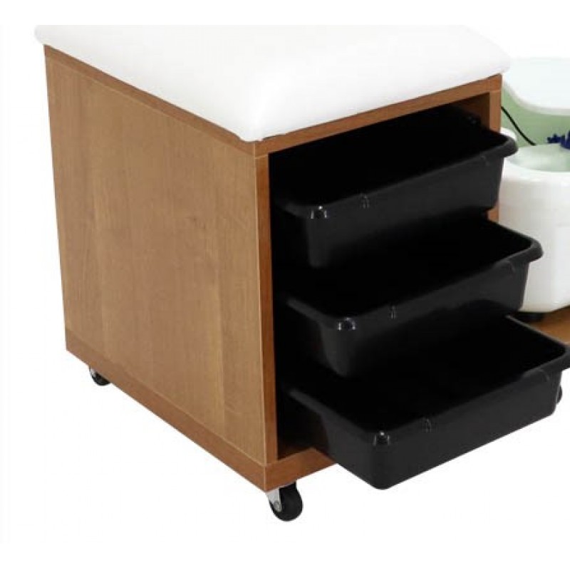 Тумба на колёсах для педикюра Med-Mos (LUISA-1)