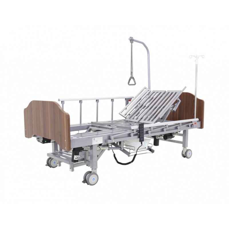 Кровать электрическая Med-Mos YG-3 (МЕ-5228Н-10) с боковым переворачиванием, туалетным устройством и функцией «кардиокресло»