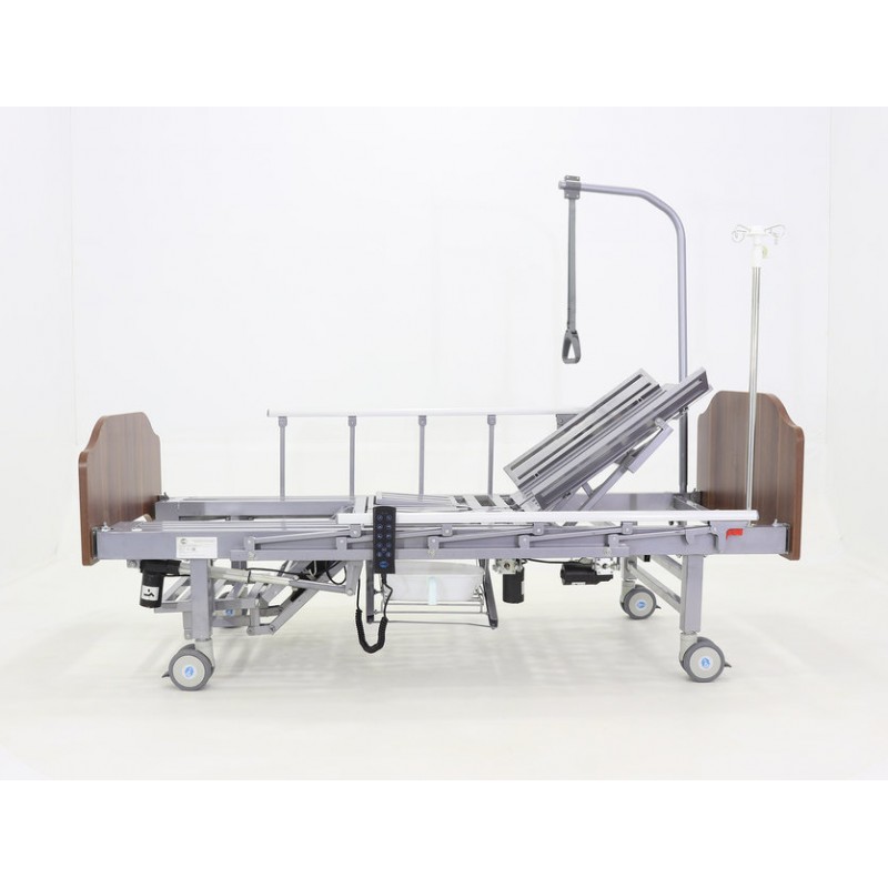 Кровать электрическая Med-Mos YG-3 (МЕ-5228Н-10) с боковым переворачиванием, туалетным устройством и функцией «кардиокресло»