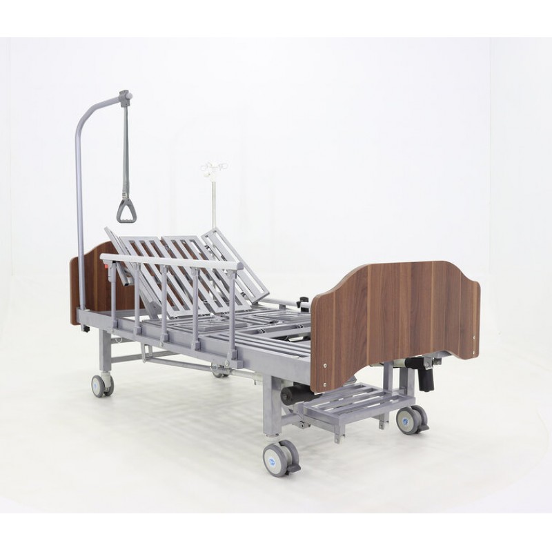 Кровать электрическая Med-Mos YG-3 (МЕ-5228Н-10) с боковым переворачиванием, туалетным устройством и функцией «кардиокресло»