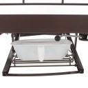 Кровать механическая Med-Mos E-49 (MM-2120Н-00)  с туалетным устройством и функцией «кардиокресло»